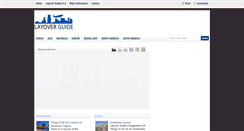 Desktop Screenshot of layoverguide.com